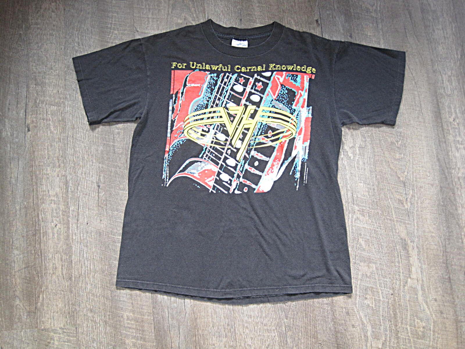 Van Halen 1991 ヴィンテージ Tシャツ Vintage 1991 Van Halen Concert T-shirt: for Unlawful Carnal