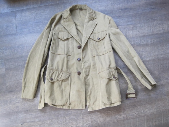 Vintage Boy Scout Jacket / 1920s 1930s Attached B… - image 5
