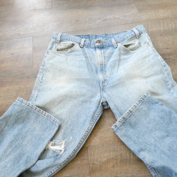 Vintage Levi Orange Tab Jeans / Levi's 505 High W… - image 3