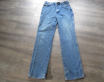 Vintage Wrangler Denim Jeans: Straight Leg Cowboy Cut (30x34)