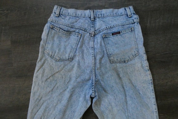 Vintage Sasson Acid Wash Jeans / 1980s 1990s High… - image 6