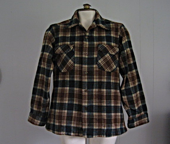 Vintage Pendleton Wool Shirt / Pendleton Flannel W