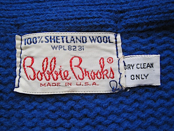 1950s Vintage Bobbie Brooks Wool Sweater / 50s 60… - image 7