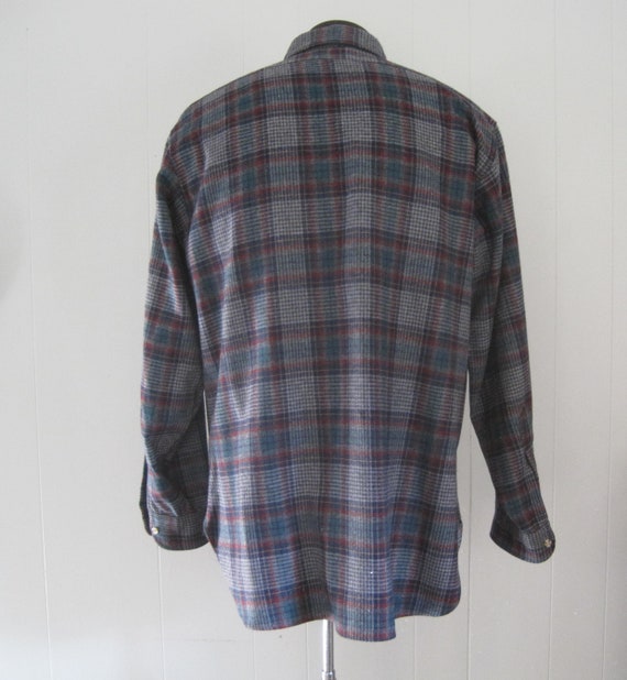 Vintage Pendleton Wool Plaid Shirt: Country Tradi… - image 3