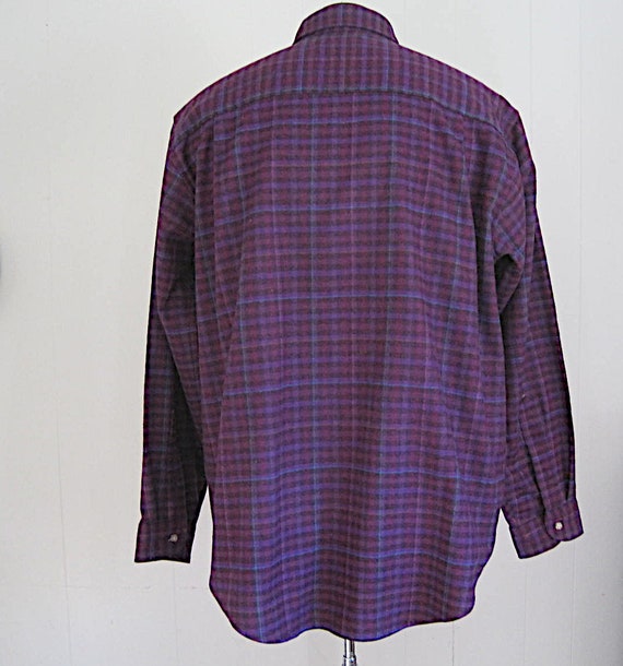 Vintage Pendleton Wool Shirt / Pendleton Plaid Fl… - image 3