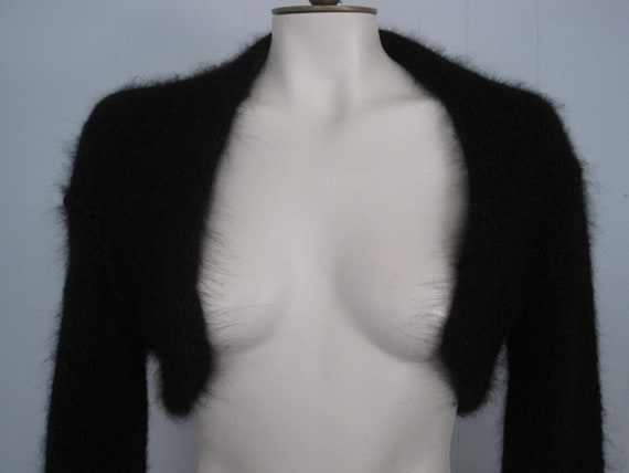 Vintage Donna Karan Black Label Angora Sweater / … - image 2