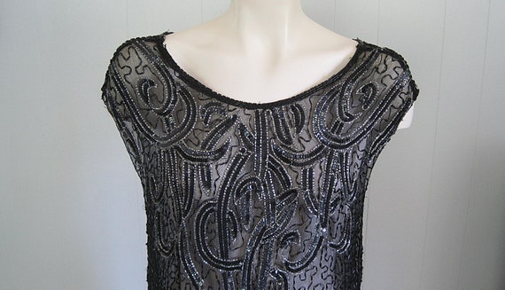 1920s Flapper Dress / Authentic Vintage '20s Silk… - image 2