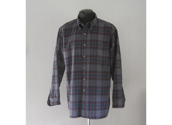 Vintage Pendleton Wool Plaid Shirt: Country Tradi… - image 1