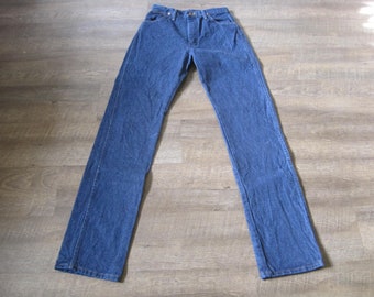 Vintage Wrangler Jeans 1990s Y2K Straight Leg Denim Cowboy Western Jeans 28 x 36