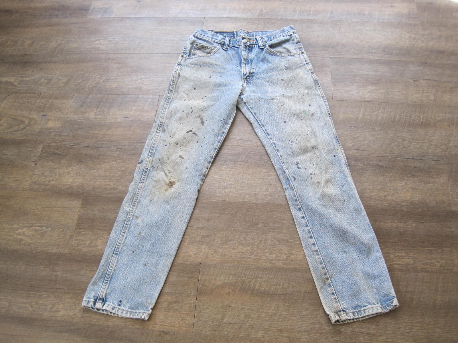 Vintage Wrangler Jeans 29 X 30 / Distressed Denim High Waist - Etsy Norway