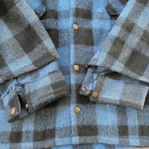 Vintage Buffalo Plaid Mackinaw Cruiser Jacket / 1… - image 8