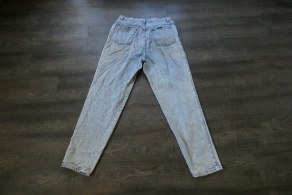 Vintage Sasson Acid Wash Jeans / 1980s 1990s High… - image 5