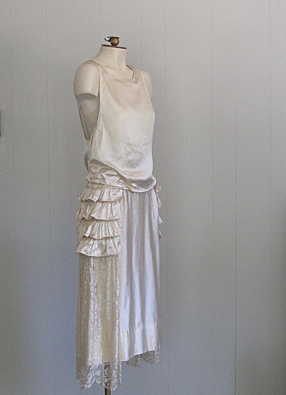 1920s Wedding Dress / Authentic Vintage '20s Ivor… - image 6
