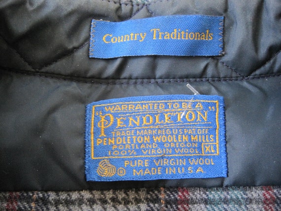 Vintage Pendleton Wool Plaid Shirt: Country Tradi… - image 10