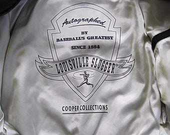 ❌Sold out❌ vtg leather jacket 1883 louisville slugger baseball