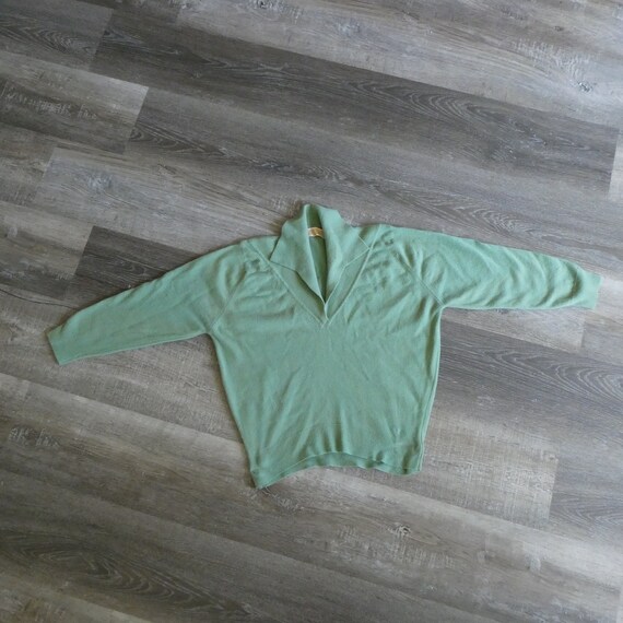 1950s Wool Pendleton Sweater - image 5