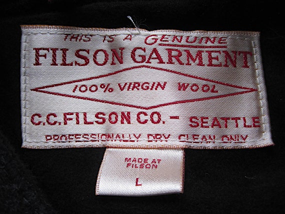 Filson Wool Greenwood Hunting Jacket / Charcoal G… - image 5