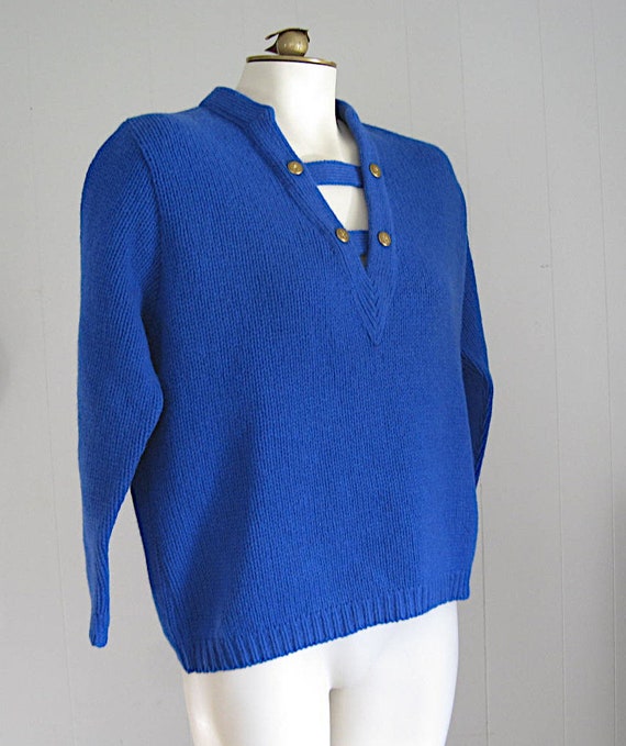 1950s Vintage Bobbie Brooks Wool Sweater / 50s 60… - image 2