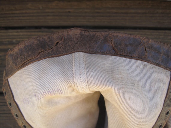 Antique Victorian Two-tone Lace-up Boots / Vintag… - image 10