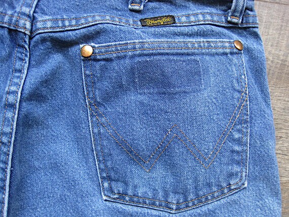 Vintage High Waist Wrangler Jeans / 34 x 32 Tag U… - image 6