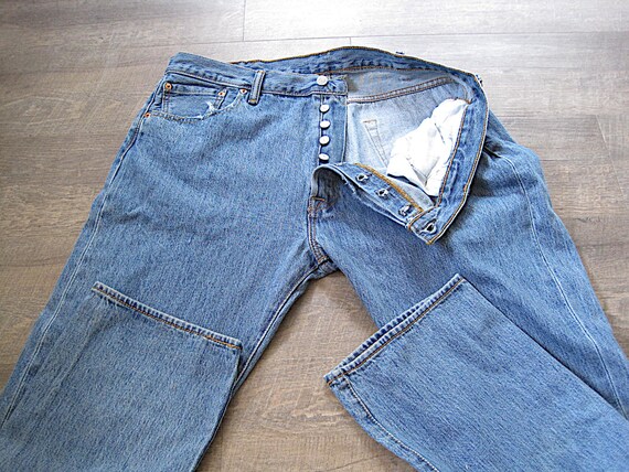 Vintage Levi's 501 Jeans / 40 x 34 Tag Levi Butto… - image 7