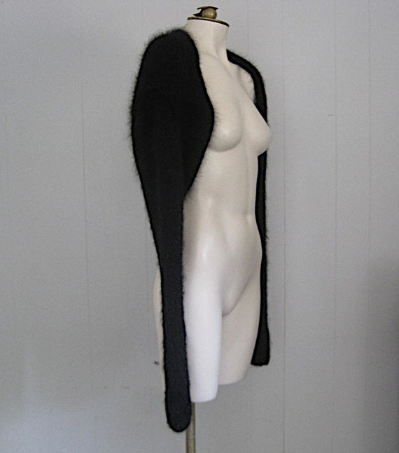 Vintage Donna Karan Black Label Angora Sweater / … - image 5