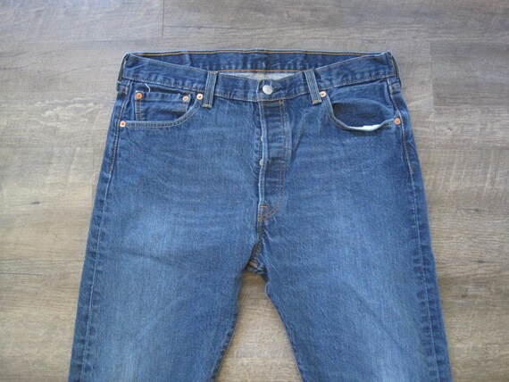 Levi's 501 Button Fly Jeans 36 x 30 Tag Vintage S… - image 2