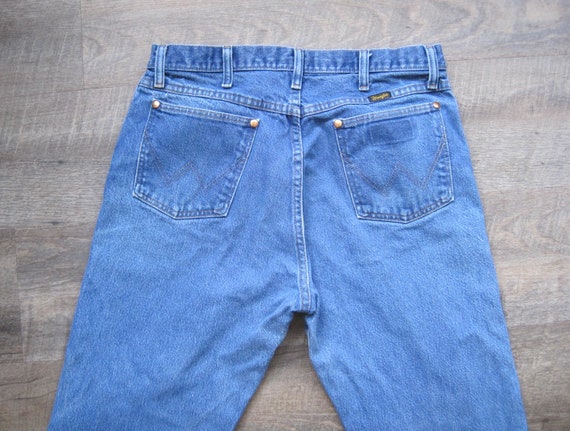 Vintage High Waist Wrangler Jeans / 34 x 32 Tag U… - image 5