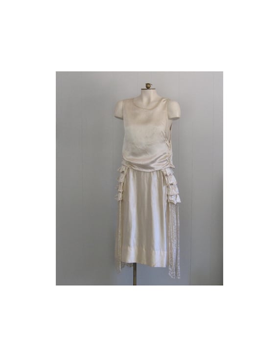 1920s Wedding Dress / Authentic Vintage '20s Ivor… - image 1