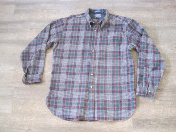 Vintage Pendleton Wool Plaid Shirt: Country Tradi… - image 6
