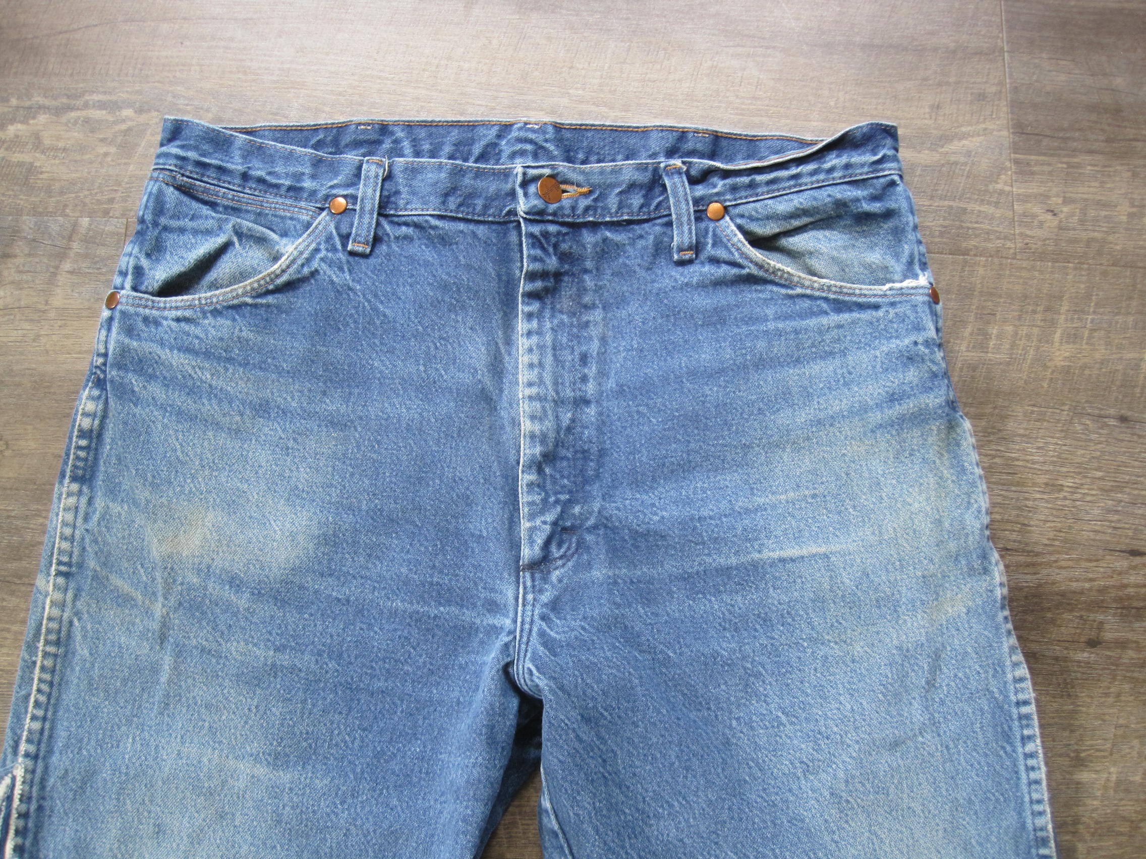 パンツ Wrangler / 80's 90's denim pants Wrangler vintage 80s 90s colored denim jeans blue high waist