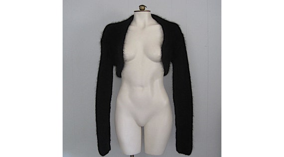 Vintage Donna Karan Black Label Angora Sweater / … - image 1