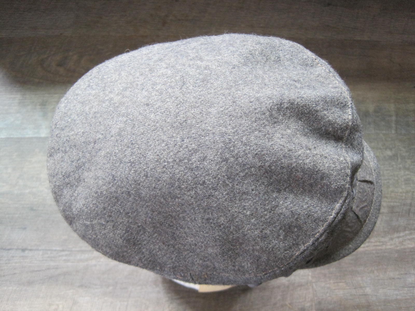 Vintage gray wool fisherman’s cap #245 Vintage Greek Fishermen main image 4