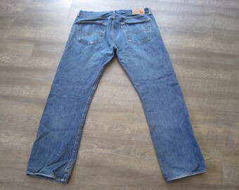 Vintage Levi's 501 Jeans: Distressed Button Fly Denim (36x32) - Etsy