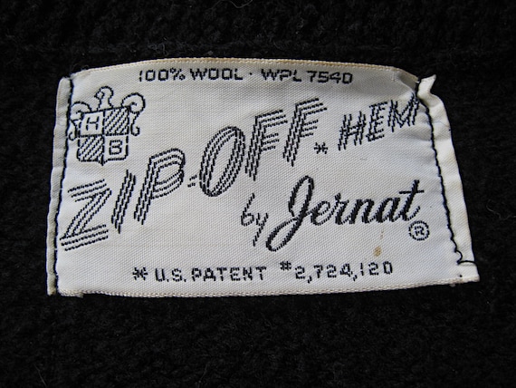 40s Vintage Beaded Cardigan Sweater / Jernat Blac… - image 6