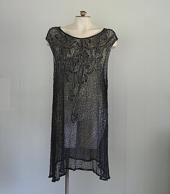 1920s Flapper Dress / Authentic Vintage '20s Silk… - image 10