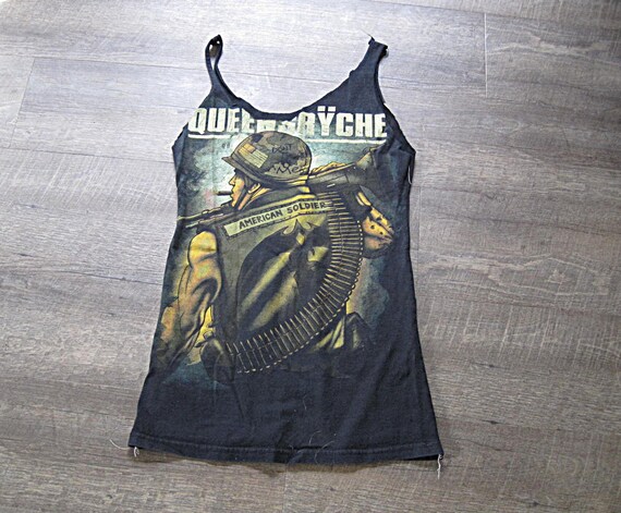 Vintage Queensryche Concert T-shirt / Upcycled He… - image 8