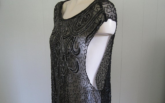 1920s Flapper Dress / Authentic Vintage '20s Silk… - image 7