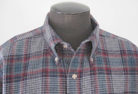 Vintage Pendleton Wool Shirt / Pendleton Plaid Fl… - image 5