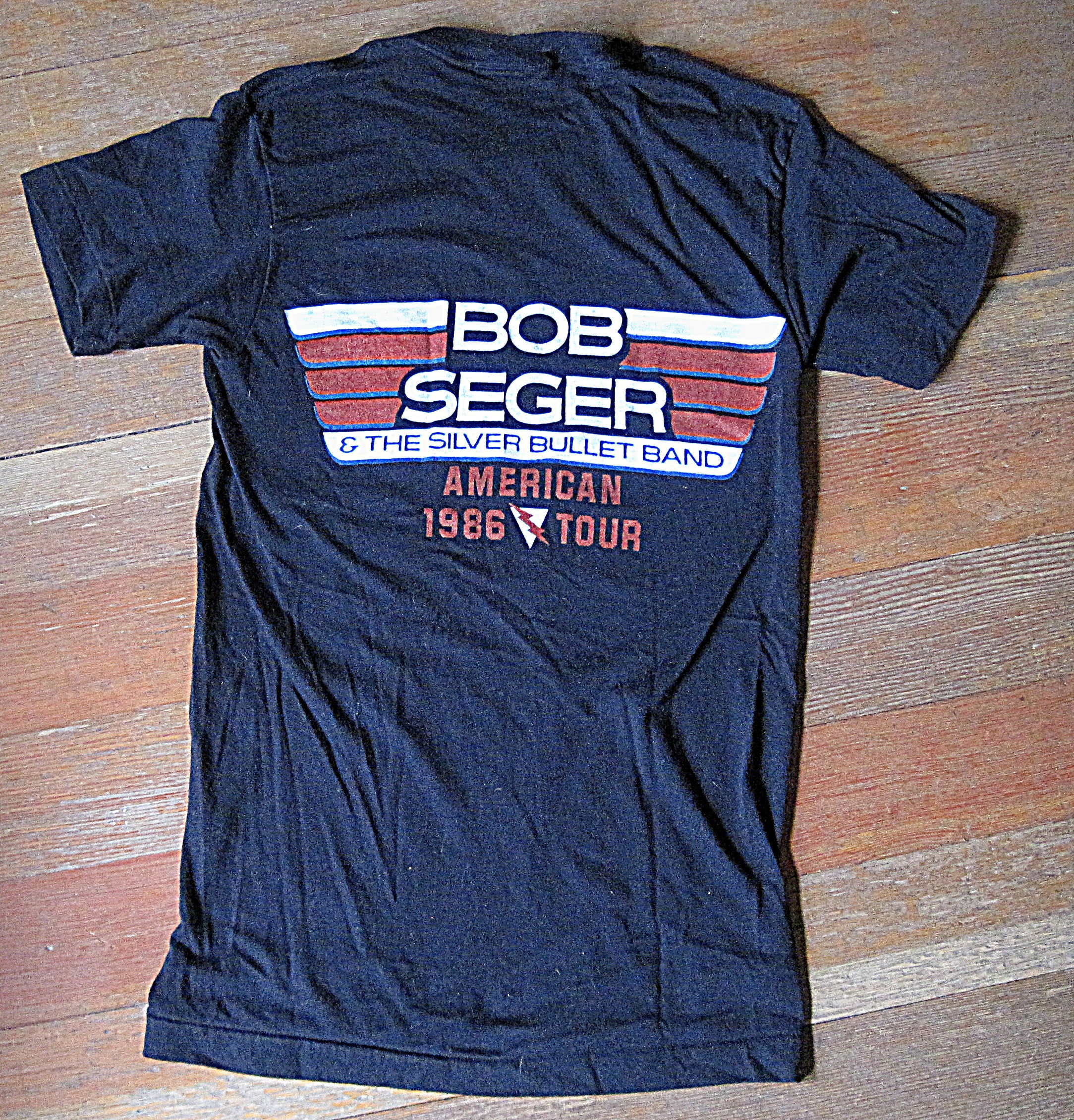Vintage Bob Seger T-Shirt: Classic Rock Concert Tee (Size S) 1986 
