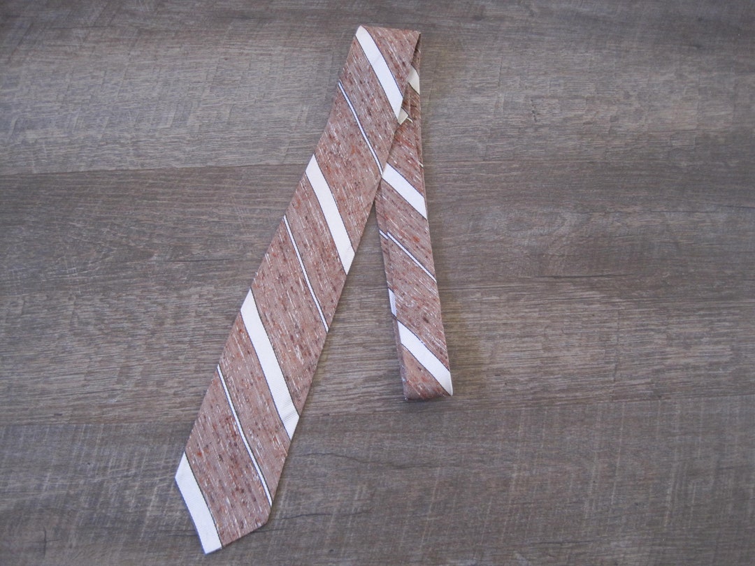 Vintage tie in Black stripe