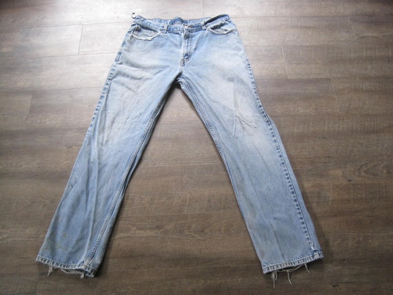 Vintage Levi's 505 36 X 34 Jeans Natural Wear Holes Fade / - Etsy Canada