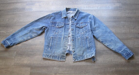 Vintage Key Imperial Denim Jacket / 1970s 80s Vin… - image 5