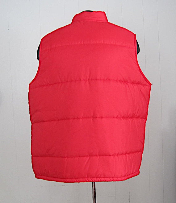 Vintage 80S Puffer Vest / 1970s '80s Vintage Quil… - image 3