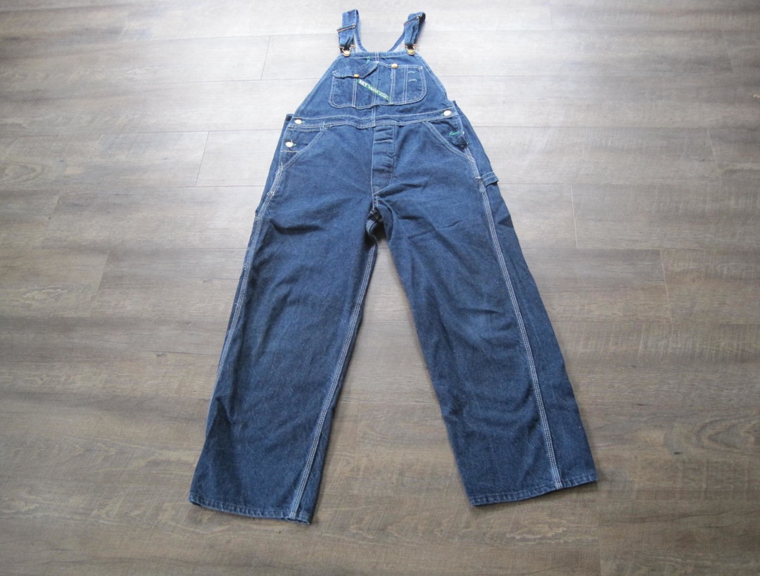 Vintage Key Imperial Bib Overalls / 1980s 1990s Vintage Workwear