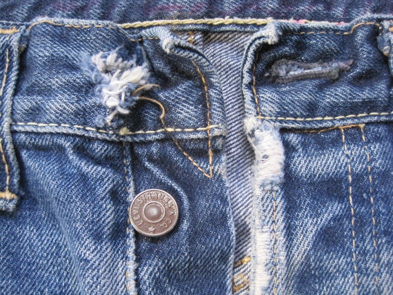 Vintage Levi's 501 Big E Redline Selvedge Jeans /… - image 9