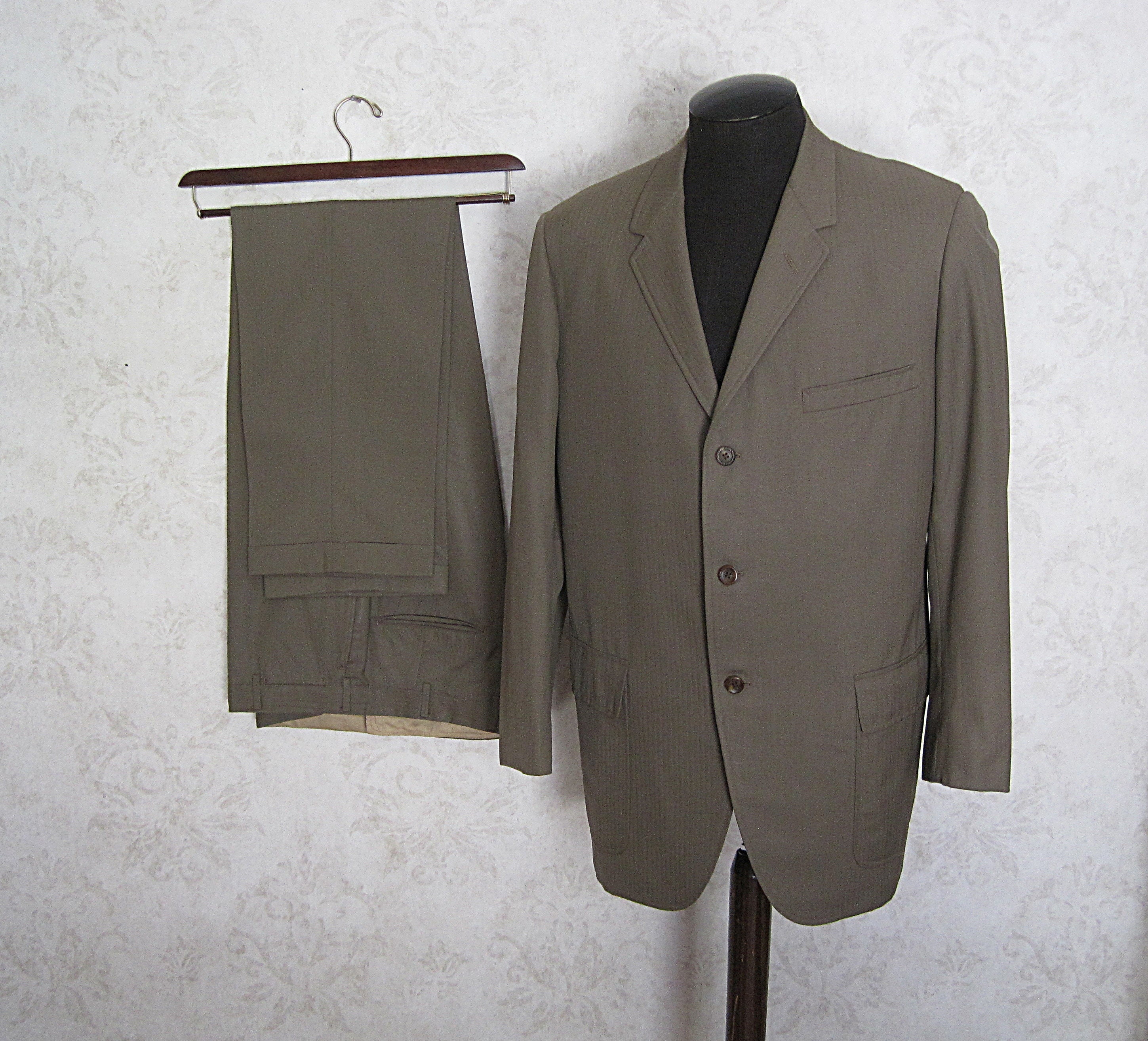 スーツ Late 50s style herringbone stripes HERRINGBONE STRIPE ATTICUS SUIT | Tom Ford Fashion