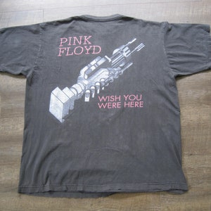 Vintage Pink Floyd T Shirt / 1990s Wish You Were Here Shirt XL - Etsy