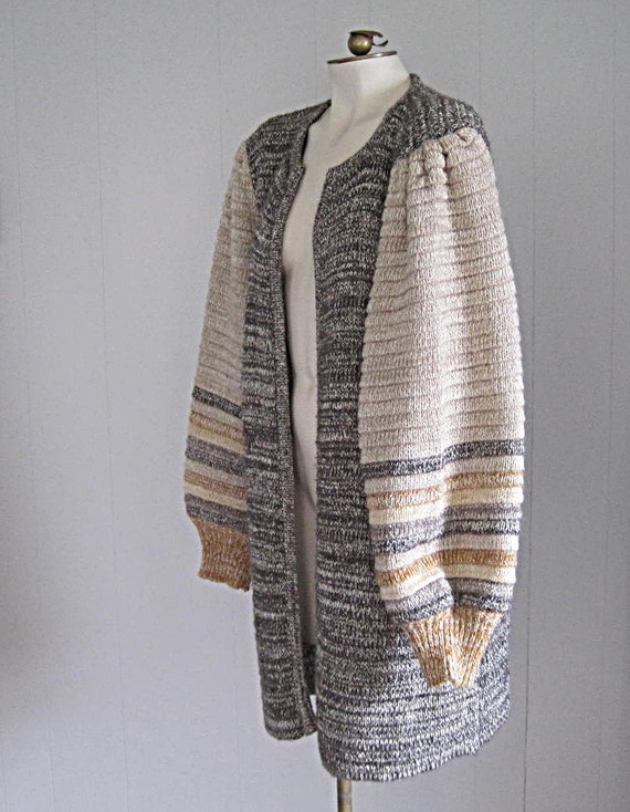 1980s Vintage Cardigan Sweater / Bonnie and Bill … - image 2