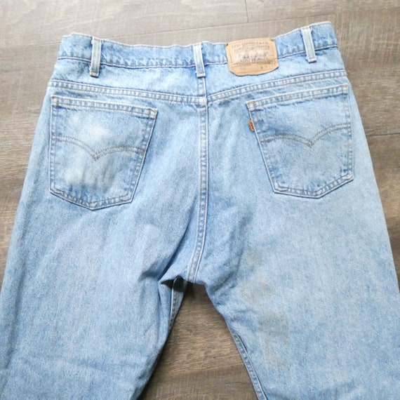 Vintage Levi Orange Tab Jeans / Levi's 505 High W… - image 6